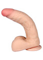 Duży Penis z Przyssawką Cyberskóra Dildo 21-00021