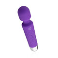 Silikonowy masażer waginy 18 funkcji USB Purple 663637