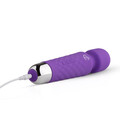 Silikonowy masażer waginy 18 funkcji USB Purple 663637