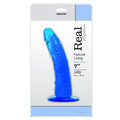 Realistyczny żelowy penis z przyssawką Real Rapture 7 cali blue 700735