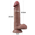 NATURALNY MURZYŃSKI PENIS REPLIKA 1:1 NATURE COCK 7.5" 400639