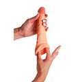 PRZEDŁUŻKA NAKŁADKA NA PENISA + OTWÓR NA JĄDRA FANTASY TOYS 511425