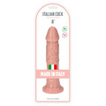 PENIS BEZ JĄDER ANALNY WAGINALNY NA PRZYSSAWCE ITALIAN 8" 737770
