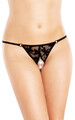 Stringi z wisiorkiem i otworem w kroczu SoftLine G-String 2339