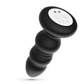 POSUWISTY KOREK ANALNY Z WIBRACJAMI LED RGB ŚWIECI + PILOT RC 800680