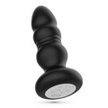 POSUWISTY KOREK ANALNY Z WIBRACJAMI LED RGB ŚWIECI + PILOT RC 800680