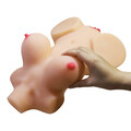 SZTUCZNA POCHWA DUŻY MASTURBATOR TORS Z BIUSTEM EMMA 4,8 KG 363456