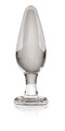 Gładki szklany korek analny Icicles Nr. 26 medium PD2926-00