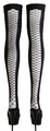 Seksowne pończochy samonośne Wzór w kształcie tylnych wiązań Cottelli Hold Ups M/L 232580