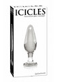 Gładki szklany korek analny Icicles Nr. 26 medium PD2926-00