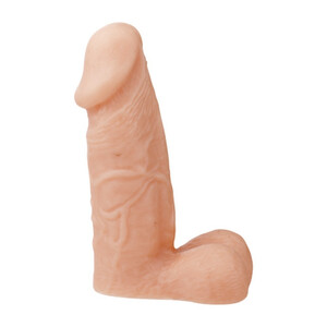 Realistyczny mały penis z jądrami Xskin Dildo 5 cali 20603