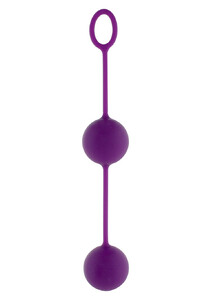 Klasyczne silikonowe kulki miłości gejszy ROCK and ROLL BALLS Purple 001663