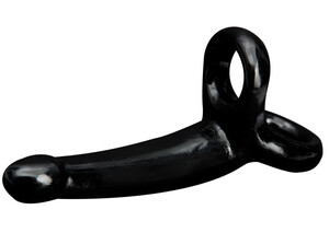 Nakładka na penisa i jądra z dildo DP Anal Double Penetration Dong 2100119