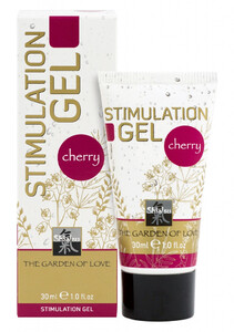 Smakowy żel podniecający dla kobiet Shiatsu Stimulation Gel Cherry 30 ml 1587