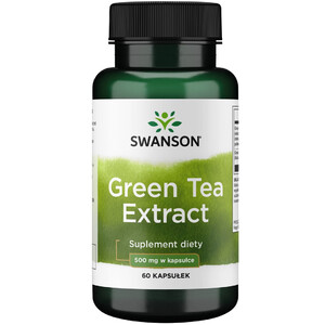 ANTYOKSYDANT SWANSON Green Tea Extract 500mg 60 kaps. 140995