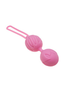 Silikonowe kulki orgazmowe gejszy ze zdobieniami Geisha Lastic Balls 403014