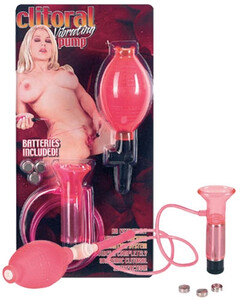 Wibrująca pompka do łechtaczki Clitorial Vibrating Pump różowa 115752