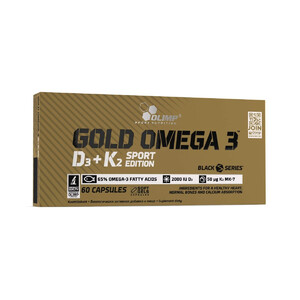 Kwasy Tłuszczowe Olimp Gold Omega 3 D3 + K2 Sport 60 kaps. 062063