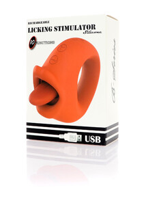 MASAŻER WAGINY Z FUNKCJĄ LIZANIA Licking Stimulator USB 081418