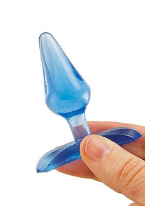 Mały żelowy korek analny niebieski The Assifier 661251