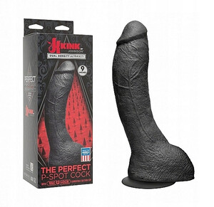 Czarne dildo analne dla mężczyzn The Perfect P-Spot Cock 9 cali 059453