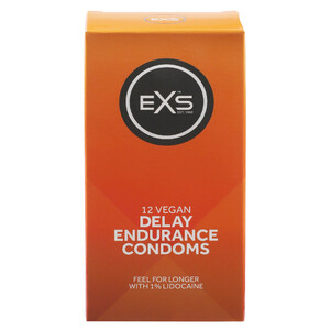 PREZERWATYWY OPÓŹNIAJĄCE WYTRYSK EXS DELAY ENDURANCE CONDOMS 12 szt. 102069