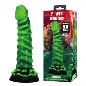 PRĄŻKOWANY PENIS POTWORA DILDO ANAL WAGINA MANTICORE 339772
