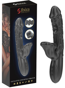 WIBRATOR I STYMULATOR ŁECHTACZKI Z EFEKTEM CAŁOWANIA IBIZA 956486