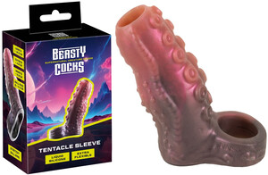 SENSORYCZNA NAKŁADKA NA PENISA MACKA TENTACLE SLEEVE 675340