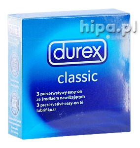 Durex Classic Klasyczne i gładkie prezerwatywy 3 szt. 967861