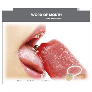Masturbator z pompką Szybki lodzik Word of Mouth 093463