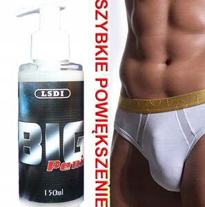 BIG PENIS LSDI Żel powiększający penisa z żeń-szeniem i guaraną 150 ml 901124