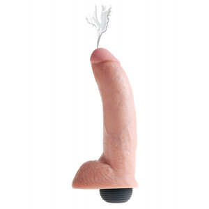 Duży penis z wytryskiem King Cock 9 cali PD5603-21