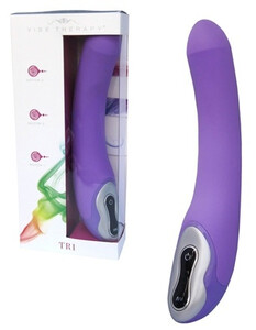 Wibrator Vibe Therapy Tri Purple Silikon Trzy Silniki 7 funkcji 010579