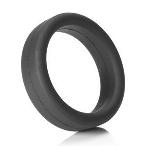 Pierścień erekcji na penisa pod jądra Tantus Super Soft C-Ring Black 002165
