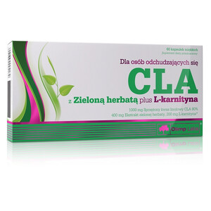 Olimp CLA z Zieloną Herbatą plus L-karnityna 60 kaps. 004179