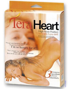 Dmuchana lalka miłości z wypiętym tyłkiem Tera Heart 056679