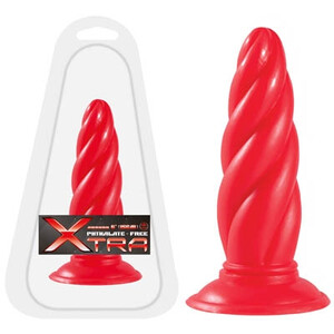 Korek analny z dużymi prążkami Xtra Twister 137156
