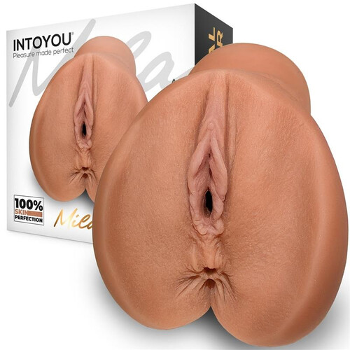 SZTUCZNA POCHWA MĘSKI MASTURBATOR Z ANUSEM REPLIKA MILA 765g 001842