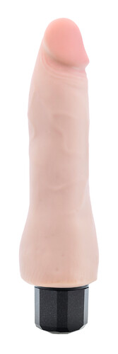 REALISTYCZNY WIBRATOR 10 FUNKCJI USB PODWÓJNA POWŁOKA IPX7 AU NATUREL 8.75" 371138