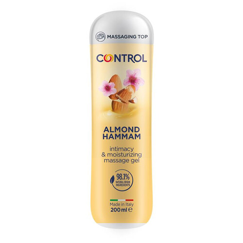 Relaksujący żel nawilżający i do masażu 2w1 CONTROL ALMOND HAMMAM 200 ml 162314