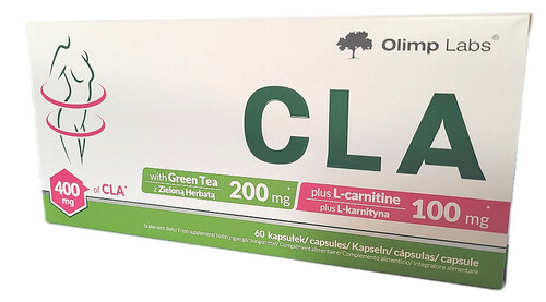 Olimp CLA z Zieloną Herbatą plus L-karnityna 60 kaps. 004179