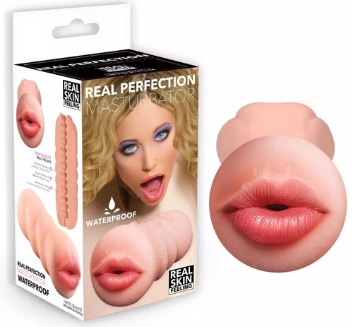 USTA DO LODA SEKS ORALNY SZTUCZNE USTA REAL PERFECTION MASTURBATOR 193409