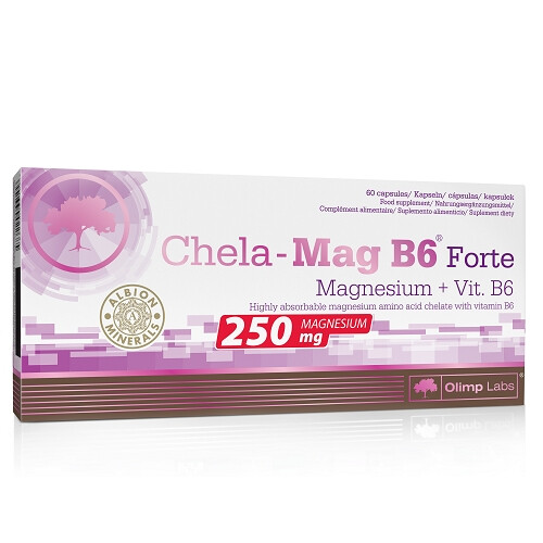 Magnez Olimp Chela-Mag B6 FORTE 60 kaps. Wysoka dawka 22685