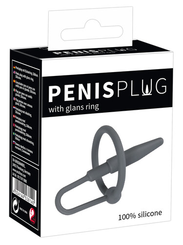 Korek do penisa z pierścieniem Penis Plug 538140