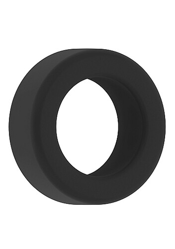 Czarny żelowy pierścień erekcji Sono Cockring No. 39 SONO39BLK